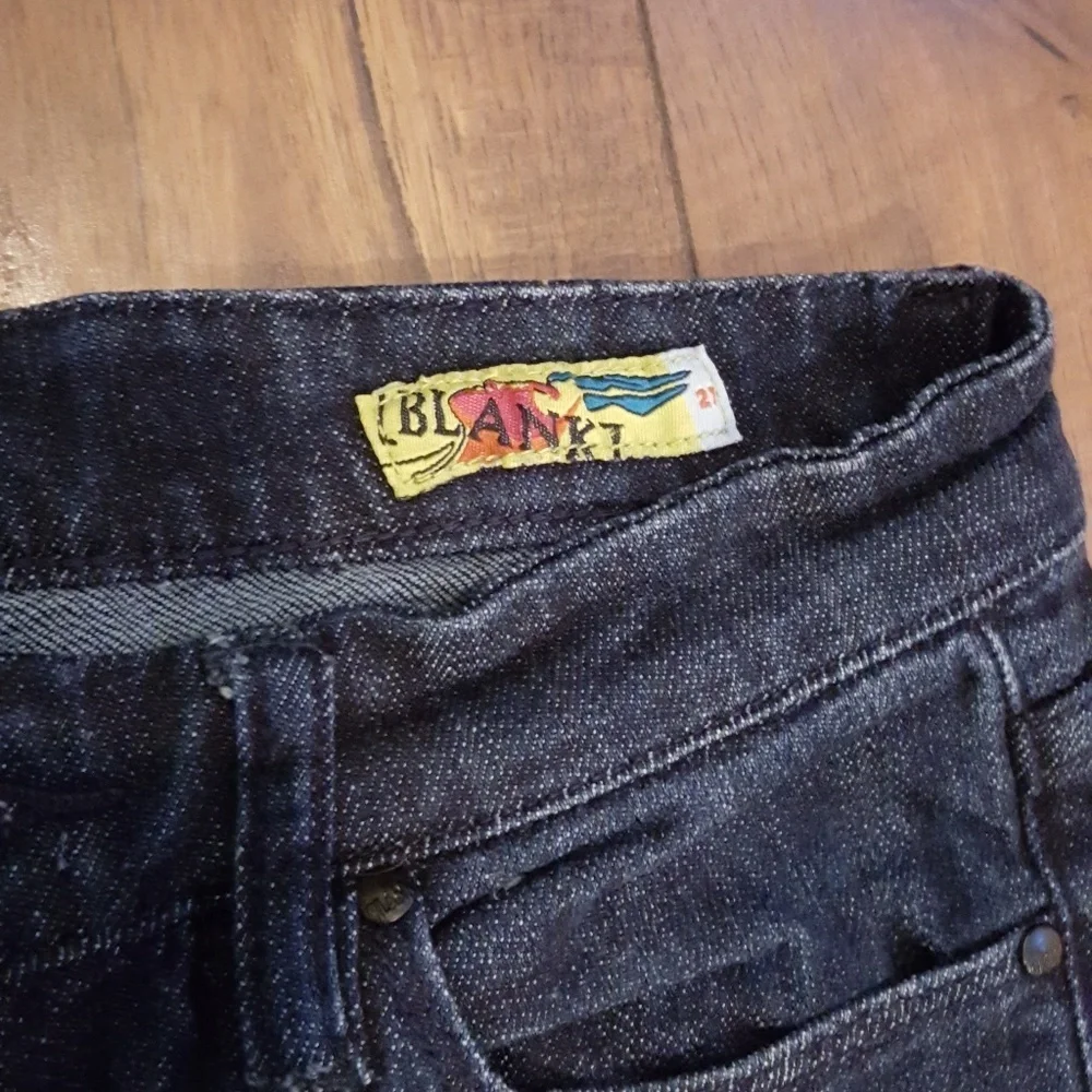 BLANKNYC Womens Dark Wash Skinny Jeans Indigo‎ Stretch Denim Size 27